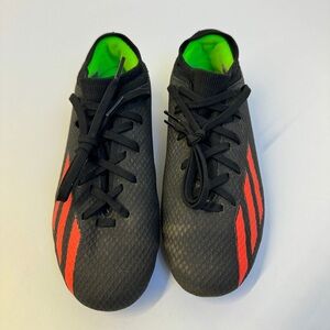Kid’s Soccer Cleats adidas X Speedportal.3 FG Shoes Black Size 3 Youth